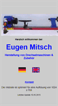 Mobile Screenshot of mitsch-drechselmaschinen.de